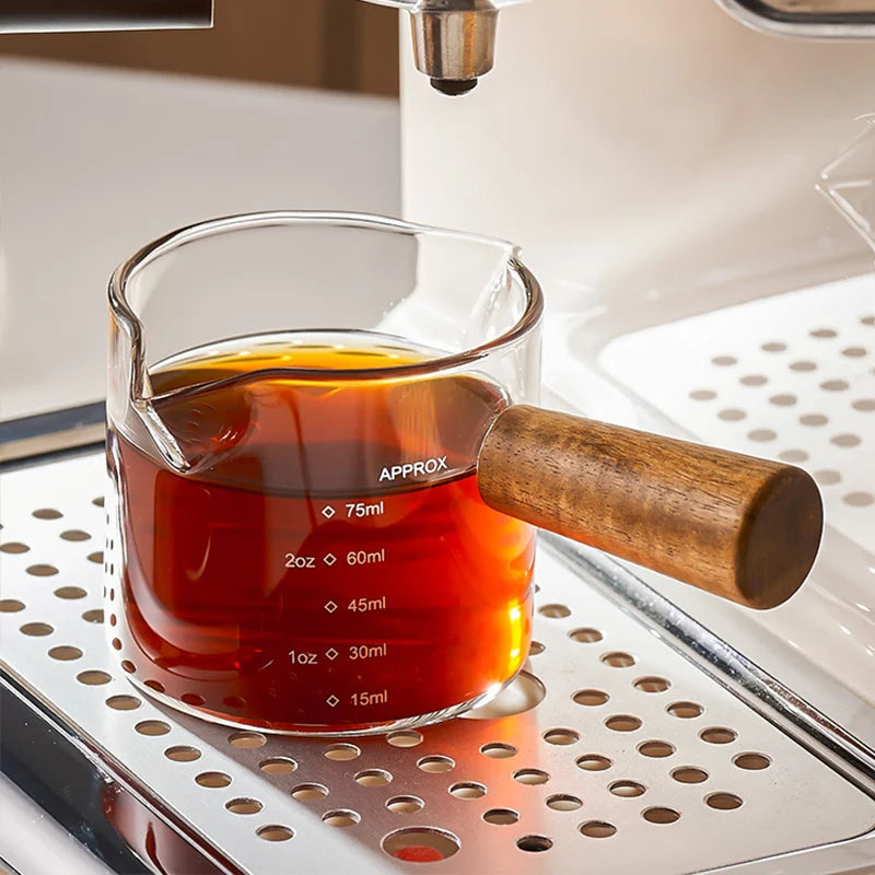 Transparent Coffee Measure Mug